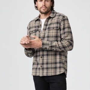 PAIGE Wilbur Overshirt - Dark Hillside